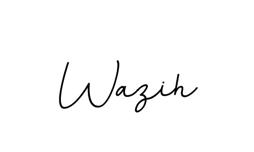 The best way (BallpointsItalic-DORy9) to make a short signature is to pick only two or three words in your name. The name Wazih include a total of six letters. For converting this name. Wazih signature style 11 images and pictures png