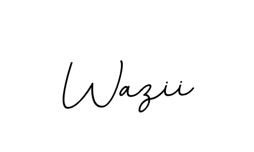 Design your own signature with our free online signature maker. With this signature software, you can create a handwritten (BallpointsItalic-DORy9) signature for name Wazii. Wazii signature style 11 images and pictures png