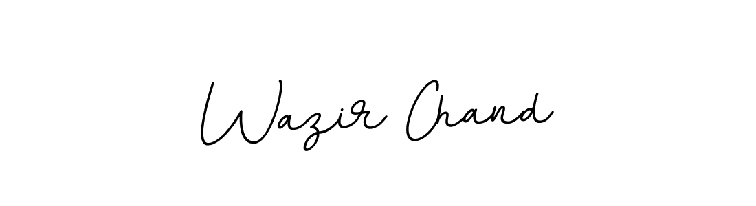 Use a signature maker to create a handwritten signature online. With this signature software, you can design (BallpointsItalic-DORy9) your own signature for name Wazir Chand. Wazir Chand signature style 11 images and pictures png