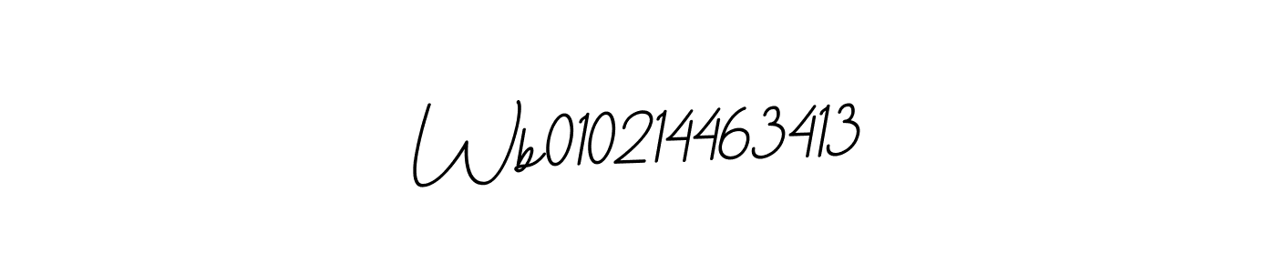 You can use this online signature creator to create a handwritten signature for the name Wb010214463413. This is the best online autograph maker. Wb010214463413 signature style 11 images and pictures png