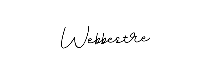 Make a beautiful signature design for name Webbestre. With this signature (BallpointsItalic-DORy9) style, you can create a handwritten signature for free. Webbestre signature style 11 images and pictures png