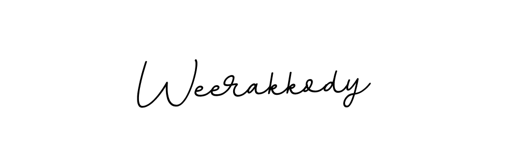 Design your own signature with our free online signature maker. With this signature software, you can create a handwritten (BallpointsItalic-DORy9) signature for name Weerakkody. Weerakkody signature style 11 images and pictures png