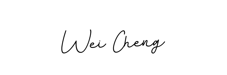 The best way (BallpointsItalic-DORy9) to make a short signature is to pick only two or three words in your name. The name Wei Cheng include a total of six letters. For converting this name. Wei Cheng signature style 11 images and pictures png