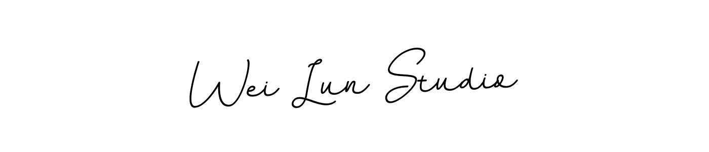 Once you've used our free online signature maker to create your best signature BallpointsItalic-DORy9 style, it's time to enjoy all of the benefits that Wei Lun Studio name signing documents. Wei Lun Studio signature style 11 images and pictures png