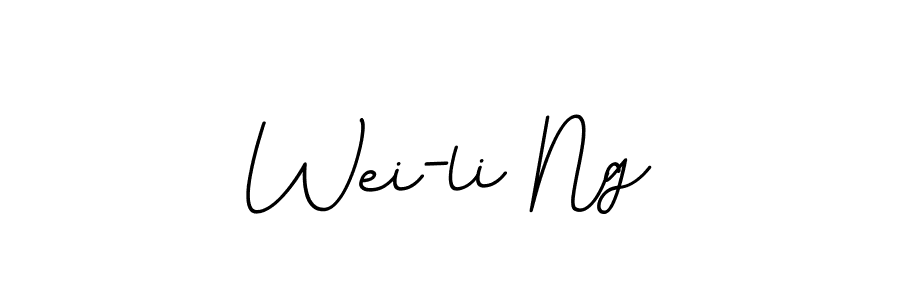 This is the best signature style for the Wei-li Ng name. Also you like these signature font (BallpointsItalic-DORy9). Mix name signature. Wei-li Ng signature style 11 images and pictures png