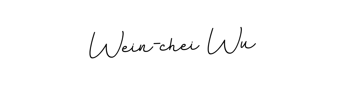 Wein-chei Wu stylish signature style. Best Handwritten Sign (BallpointsItalic-DORy9) for my name. Handwritten Signature Collection Ideas for my name Wein-chei Wu. Wein-chei Wu signature style 11 images and pictures png