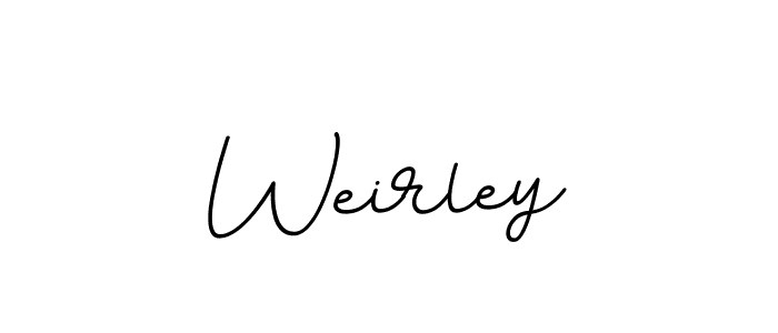 The best way (BallpointsItalic-DORy9) to make a short signature is to pick only two or three words in your name. The name Weirley include a total of six letters. For converting this name. Weirley signature style 11 images and pictures png