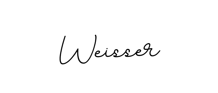 Create a beautiful signature design for name Weisser. With this signature (BallpointsItalic-DORy9) fonts, you can make a handwritten signature for free. Weisser signature style 11 images and pictures png