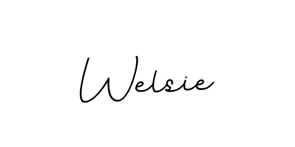 Similarly BallpointsItalic-DORy9 is the best handwritten signature design. Signature creator online .You can use it as an online autograph creator for name Welsie. Welsie signature style 11 images and pictures png