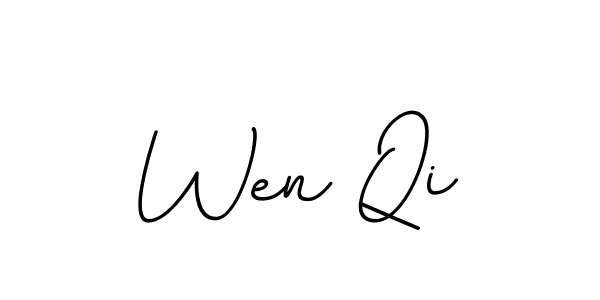 Check out images of Autograph of Wen Qi name. Actor Wen Qi Signature Style. BallpointsItalic-DORy9 is a professional sign style online. Wen Qi signature style 11 images and pictures png