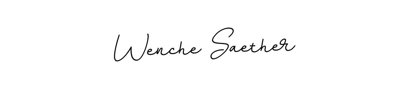 How to make Wenche Sæther signature? BallpointsItalic-DORy9 is a professional autograph style. Create handwritten signature for Wenche Sæther name. Wenche Sæther signature style 11 images and pictures png