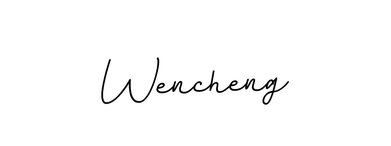 BallpointsItalic-DORy9 is a professional signature style that is perfect for those who want to add a touch of class to their signature. It is also a great choice for those who want to make their signature more unique. Get Wencheng name to fancy signature for free. Wencheng signature style 11 images and pictures png