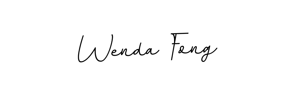 Create a beautiful signature design for name Wenda Fong. With this signature (BallpointsItalic-DORy9) fonts, you can make a handwritten signature for free. Wenda Fong signature style 11 images and pictures png