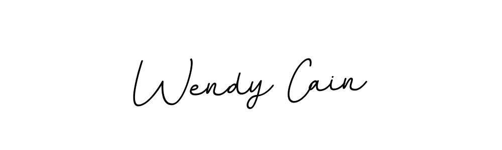 Make a beautiful signature design for name Wendy Cain. Use this online signature maker to create a handwritten signature for free. Wendy Cain signature style 11 images and pictures png