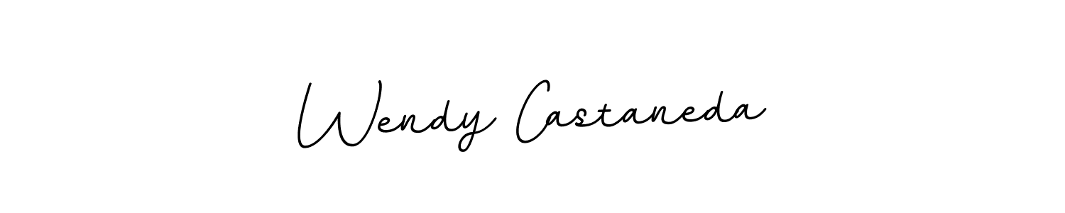 This is the best signature style for the Wendy Castaneda name. Also you like these signature font (BallpointsItalic-DORy9). Mix name signature. Wendy Castaneda signature style 11 images and pictures png