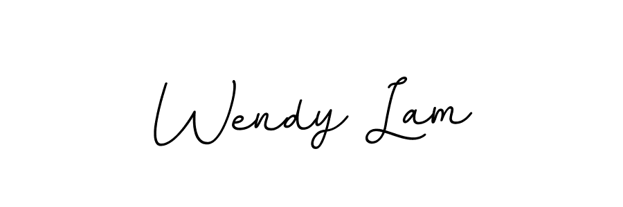 Create a beautiful signature design for name Wendy Lam. With this signature (BallpointsItalic-DORy9) fonts, you can make a handwritten signature for free. Wendy Lam signature style 11 images and pictures png