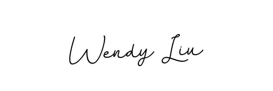 The best way (BallpointsItalic-DORy9) to make a short signature is to pick only two or three words in your name. The name Wendy Liu include a total of six letters. For converting this name. Wendy Liu signature style 11 images and pictures png
