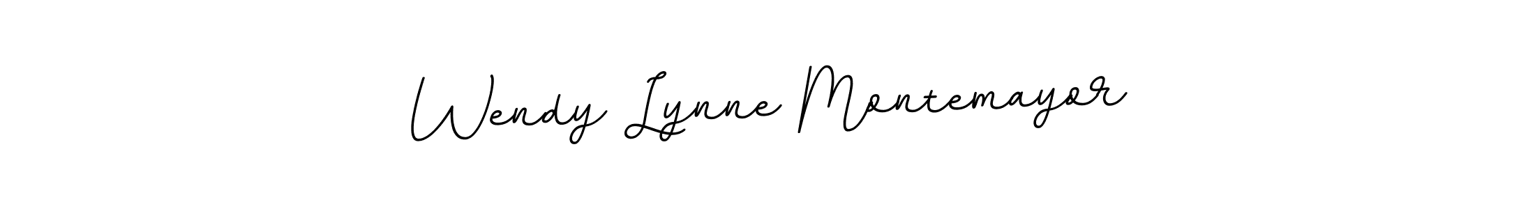 Use a signature maker to create a handwritten signature online. With this signature software, you can design (BallpointsItalic-DORy9) your own signature for name Wendy Lynne Montemayor. Wendy Lynne Montemayor signature style 11 images and pictures png