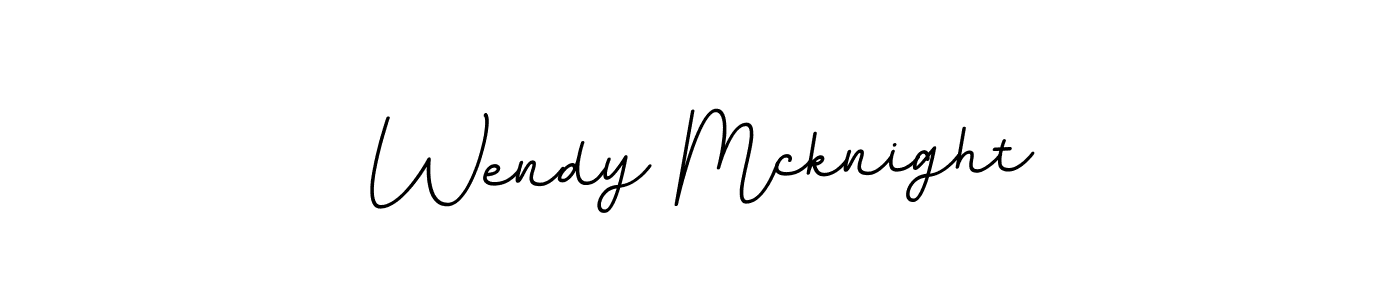 Create a beautiful signature design for name Wendy Mcknight. With this signature (BallpointsItalic-DORy9) fonts, you can make a handwritten signature for free. Wendy Mcknight signature style 11 images and pictures png