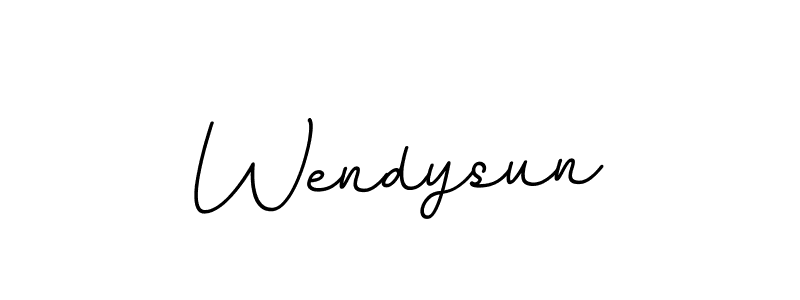 It looks lik you need a new signature style for name Wendysun. Design unique handwritten (BallpointsItalic-DORy9) signature with our free signature maker in just a few clicks. Wendysun signature style 11 images and pictures png