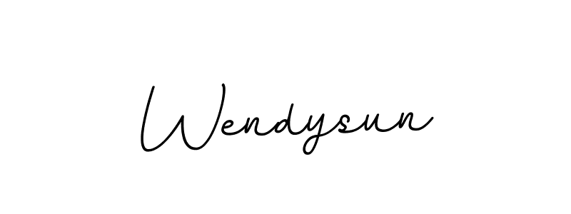 if you are searching for the best signature style for your name Wendysun. so please give up your signature search. here we have designed multiple signature styles  using BallpointsItalic-DORy9. Wendysun signature style 11 images and pictures png