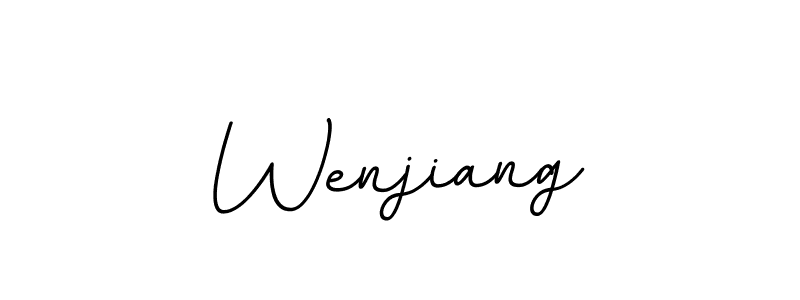 Wenjiang stylish signature style. Best Handwritten Sign (BallpointsItalic-DORy9) for my name. Handwritten Signature Collection Ideas for my name Wenjiang. Wenjiang signature style 11 images and pictures png