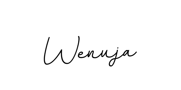 BallpointsItalic-DORy9 is a professional signature style that is perfect for those who want to add a touch of class to their signature. It is also a great choice for those who want to make their signature more unique. Get Wenuja name to fancy signature for free. Wenuja signature style 11 images and pictures png