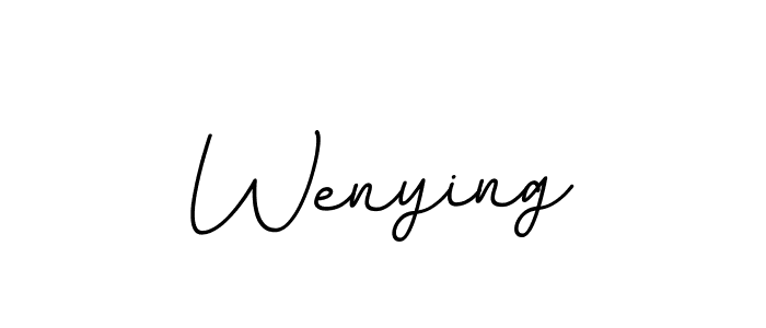 if you are searching for the best signature style for your name Wenying. so please give up your signature search. here we have designed multiple signature styles  using BallpointsItalic-DORy9. Wenying signature style 11 images and pictures png