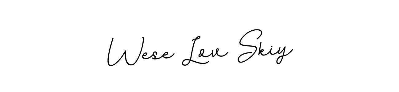 This is the best signature style for the Wese Lov Skiy name. Also you like these signature font (BallpointsItalic-DORy9). Mix name signature. Wese Lov Skiy signature style 11 images and pictures png