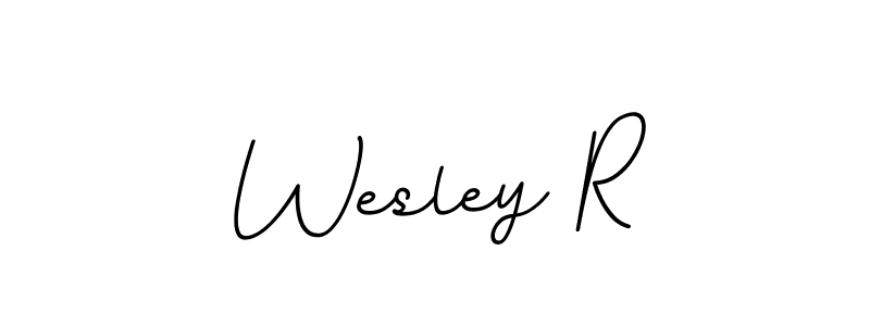 if you are searching for the best signature style for your name Wesley R. so please give up your signature search. here we have designed multiple signature styles  using BallpointsItalic-DORy9. Wesley R signature style 11 images and pictures png