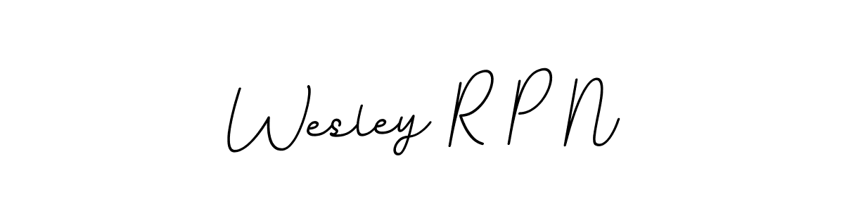 The best way (BallpointsItalic-DORy9) to make a short signature is to pick only two or three words in your name. The name Wesley R P N include a total of six letters. For converting this name. Wesley R P N signature style 11 images and pictures png