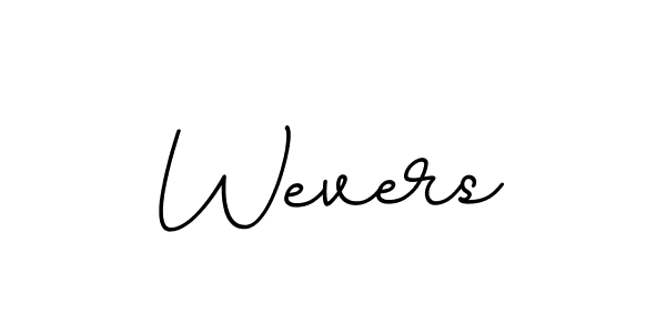 Create a beautiful signature design for name Wevers. With this signature (BallpointsItalic-DORy9) fonts, you can make a handwritten signature for free. Wevers signature style 11 images and pictures png