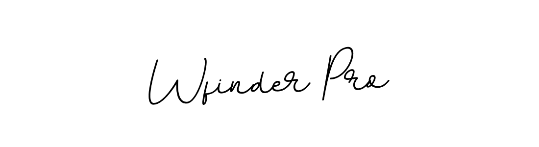 How to make Wfinder Pro name signature. Use BallpointsItalic-DORy9 style for creating short signs online. This is the latest handwritten sign. Wfinder Pro signature style 11 images and pictures png