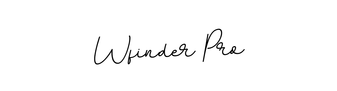 How to make Wfinder Pro name signature. Use BallpointsItalic-DORy9 style for creating short signs online. This is the latest handwritten sign. Wfinder Pro signature style 11 images and pictures png