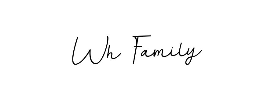 How to make Wh Family signature? BallpointsItalic-DORy9 is a professional autograph style. Create handwritten signature for Wh Family name. Wh Family signature style 11 images and pictures png