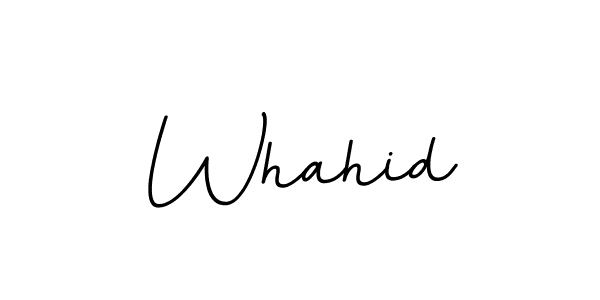 You should practise on your own different ways (BallpointsItalic-DORy9) to write your name (Whahid) in signature. don't let someone else do it for you. Whahid signature style 11 images and pictures png