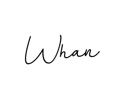 Create a beautiful signature design for name Whan. With this signature (BallpointsItalic-DORy9) fonts, you can make a handwritten signature for free. Whan signature style 11 images and pictures png