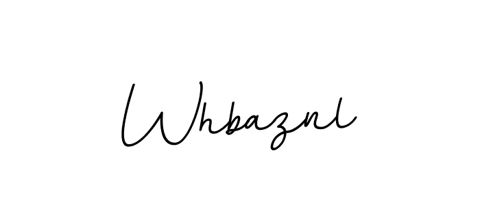You should practise on your own different ways (BallpointsItalic-DORy9) to write your name (Whbaznl) in signature. don't let someone else do it for you. Whbaznl signature style 11 images and pictures png