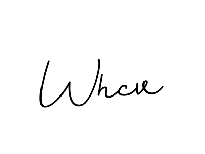 The best way (BallpointsItalic-DORy9) to make a short signature is to pick only two or three words in your name. The name Whcv include a total of six letters. For converting this name. Whcv signature style 11 images and pictures png