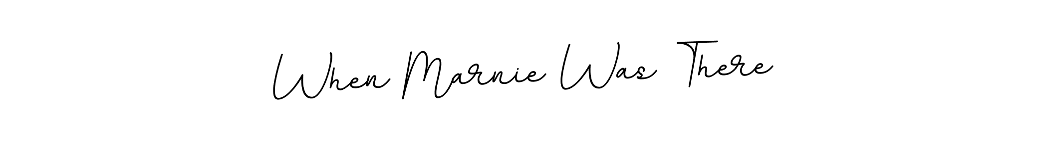 The best way (BallpointsItalic-DORy9) to make a short signature is to pick only two or three words in your name. The name When Marnie Was There include a total of six letters. For converting this name. When Marnie Was There signature style 11 images and pictures png