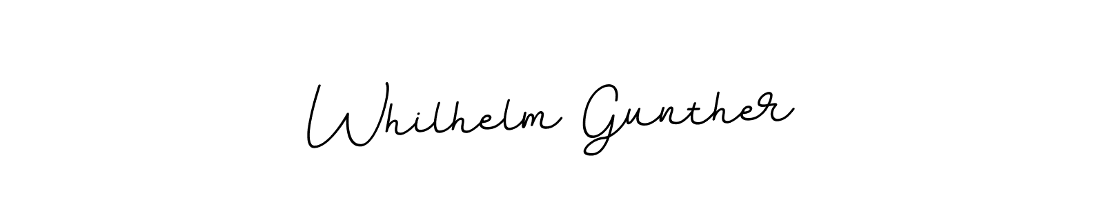 Design your own signature with our free online signature maker. With this signature software, you can create a handwritten (BallpointsItalic-DORy9) signature for name Whilhelm Gunther. Whilhelm Gunther signature style 11 images and pictures png