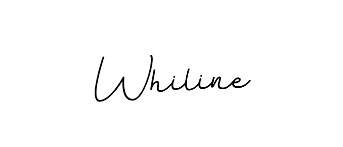 How to Draw Whiline signature style? BallpointsItalic-DORy9 is a latest design signature styles for name Whiline. Whiline signature style 11 images and pictures png