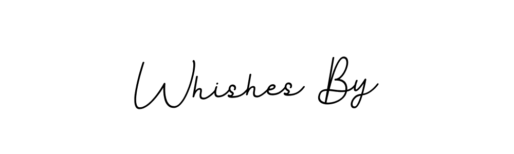 Use a signature maker to create a handwritten signature online. With this signature software, you can design (BallpointsItalic-DORy9) your own signature for name Whishes By. Whishes By signature style 11 images and pictures png