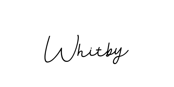 Make a beautiful signature design for name Whitby. With this signature (BallpointsItalic-DORy9) style, you can create a handwritten signature for free. Whitby signature style 11 images and pictures png