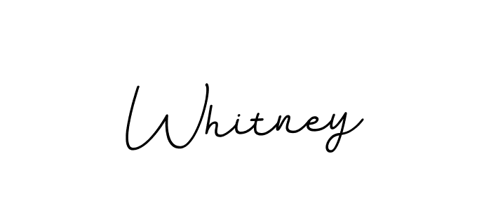 How to make Whitney name signature. Use BallpointsItalic-DORy9 style for creating short signs online. This is the latest handwritten sign. Whitney signature style 11 images and pictures png