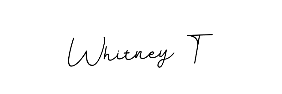 Make a beautiful signature design for name Whitney T. Use this online signature maker to create a handwritten signature for free. Whitney T signature style 11 images and pictures png