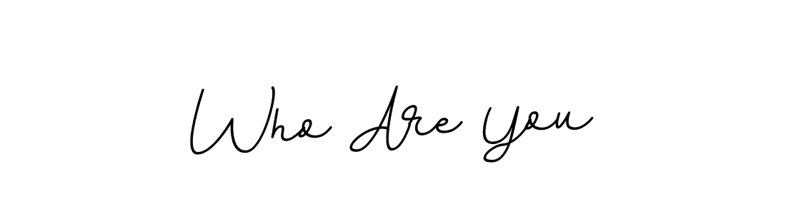 How to make Who Are You name signature. Use BallpointsItalic-DORy9 style for creating short signs online. This is the latest handwritten sign. Who Are You signature style 11 images and pictures png