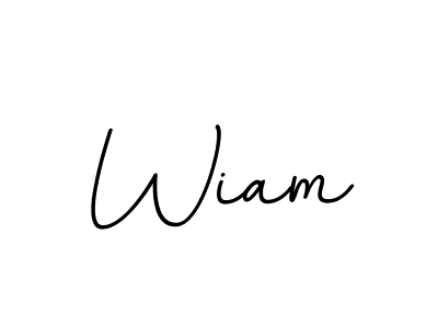 Also You can easily find your signature by using the search form. We will create Wiam name handwritten signature images for you free of cost using BallpointsItalic-DORy9 sign style. Wiam signature style 11 images and pictures png