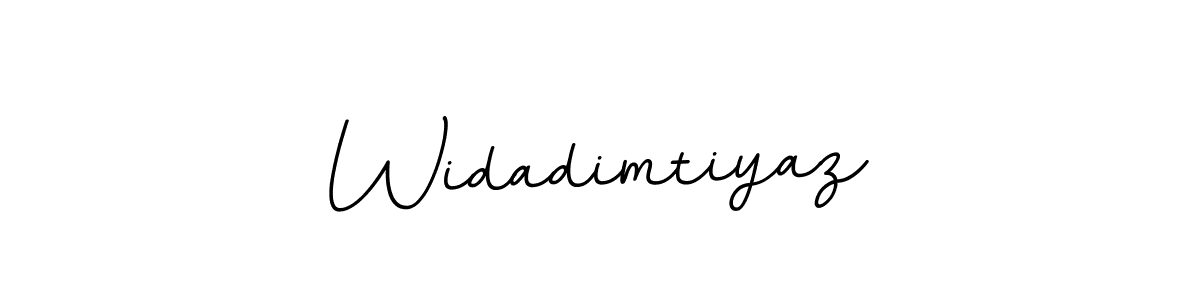 Use a signature maker to create a handwritten signature online. With this signature software, you can design (BallpointsItalic-DORy9) your own signature for name Widadimtiyaz. Widadimtiyaz signature style 11 images and pictures png