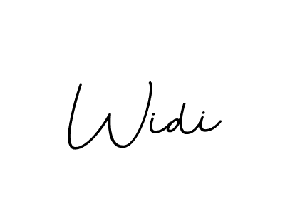 Widi stylish signature style. Best Handwritten Sign (BallpointsItalic-DORy9) for my name. Handwritten Signature Collection Ideas for my name Widi. Widi signature style 11 images and pictures png